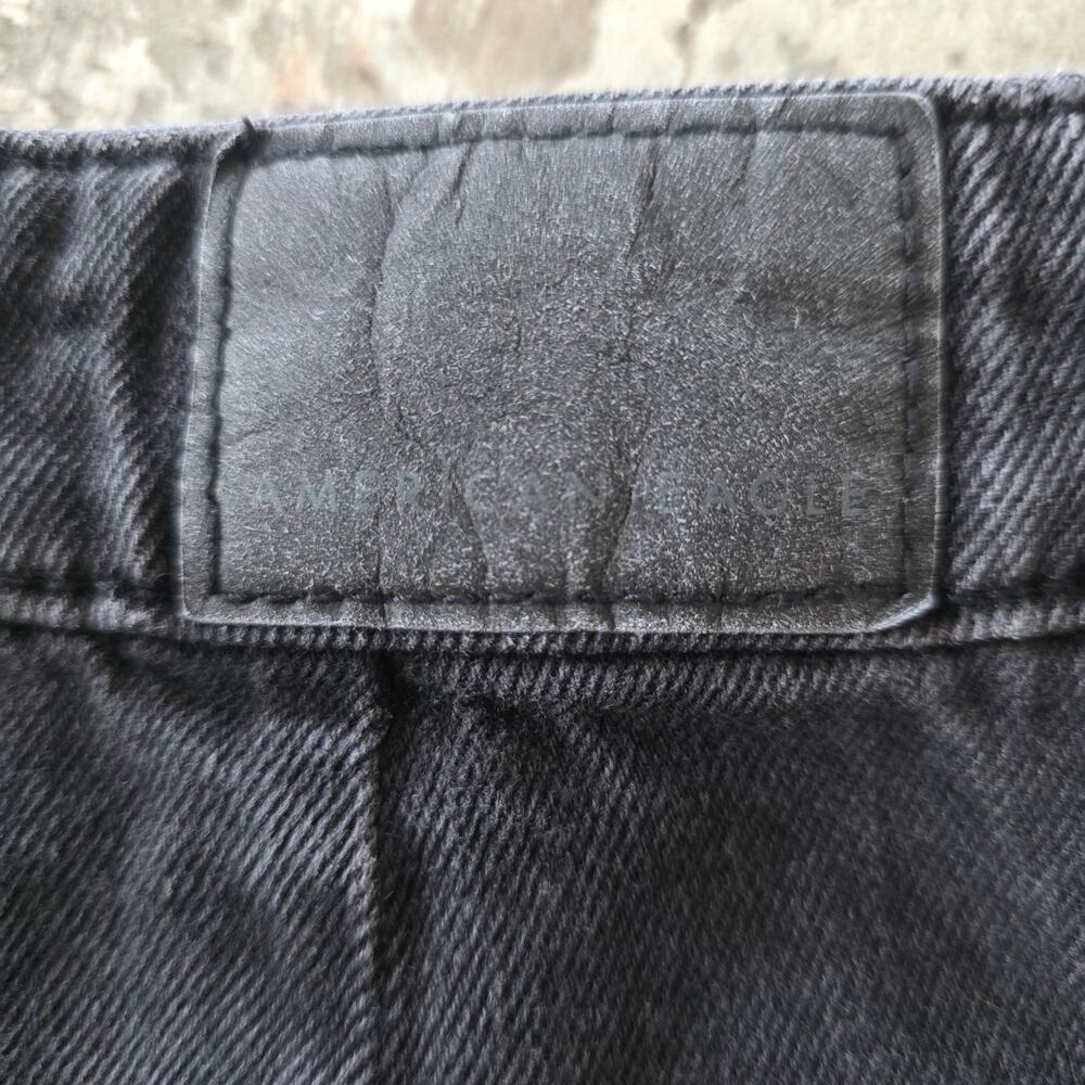 American Eagle Outfitters Black Jean Skirt Women's Size 2 - Picture 3 of 7